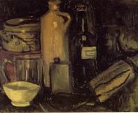 Gogh, Vincent van - Still Life with Pots,Jar and Bottles